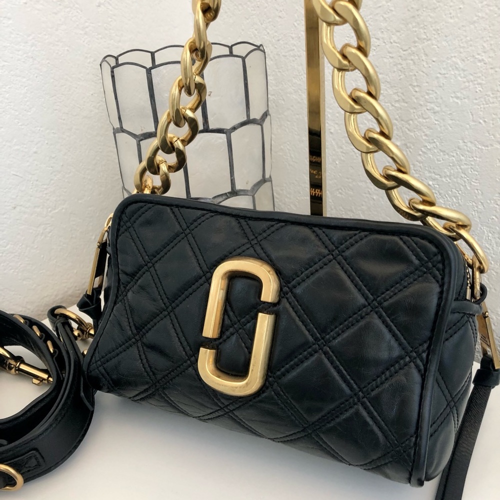 Marc Jacobs Quilted The Softshot 21 in Calfskin leather